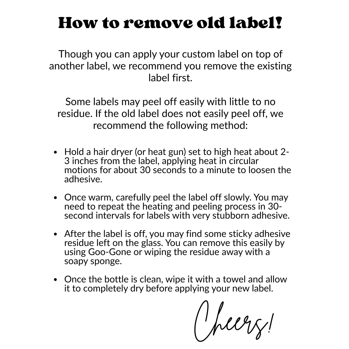 Custom Wine & Champagne Labels