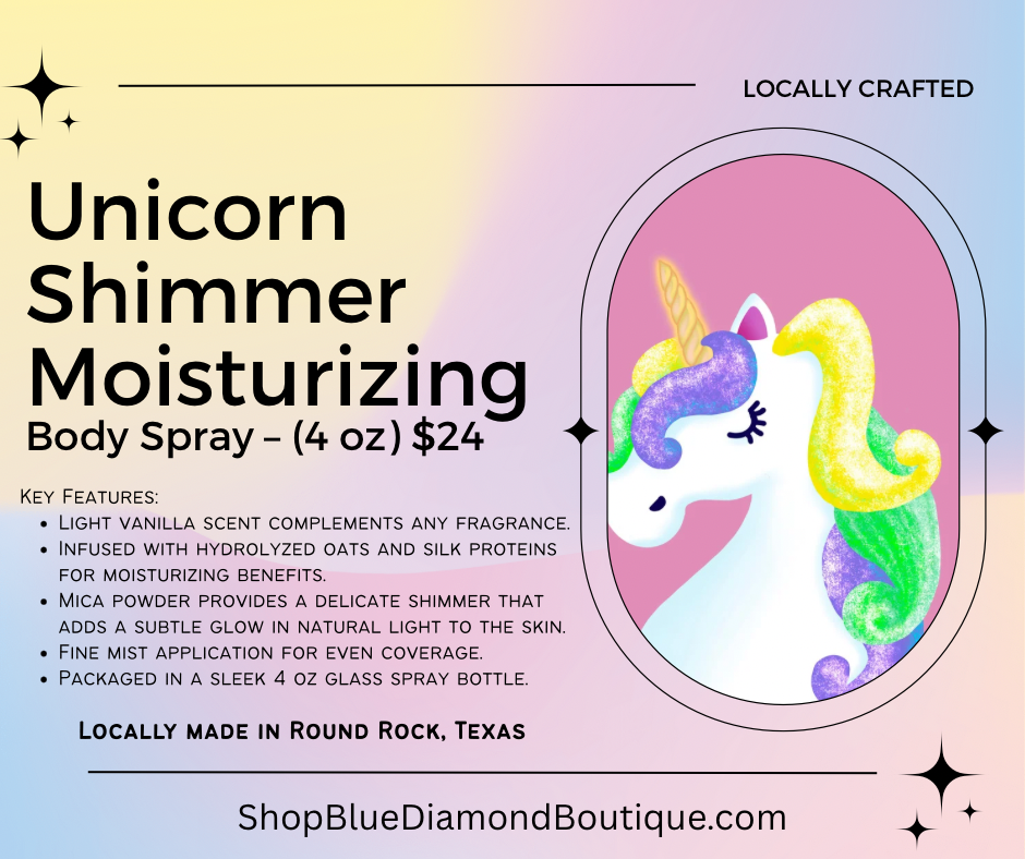 Unicorn Shimmer Moisturizing Body Spray – (4 oz)