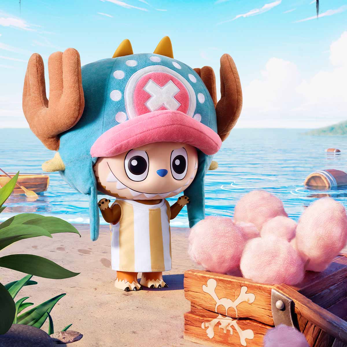 Pop Mart The Monsters 400% MEGA Labubu One Piece Chopper