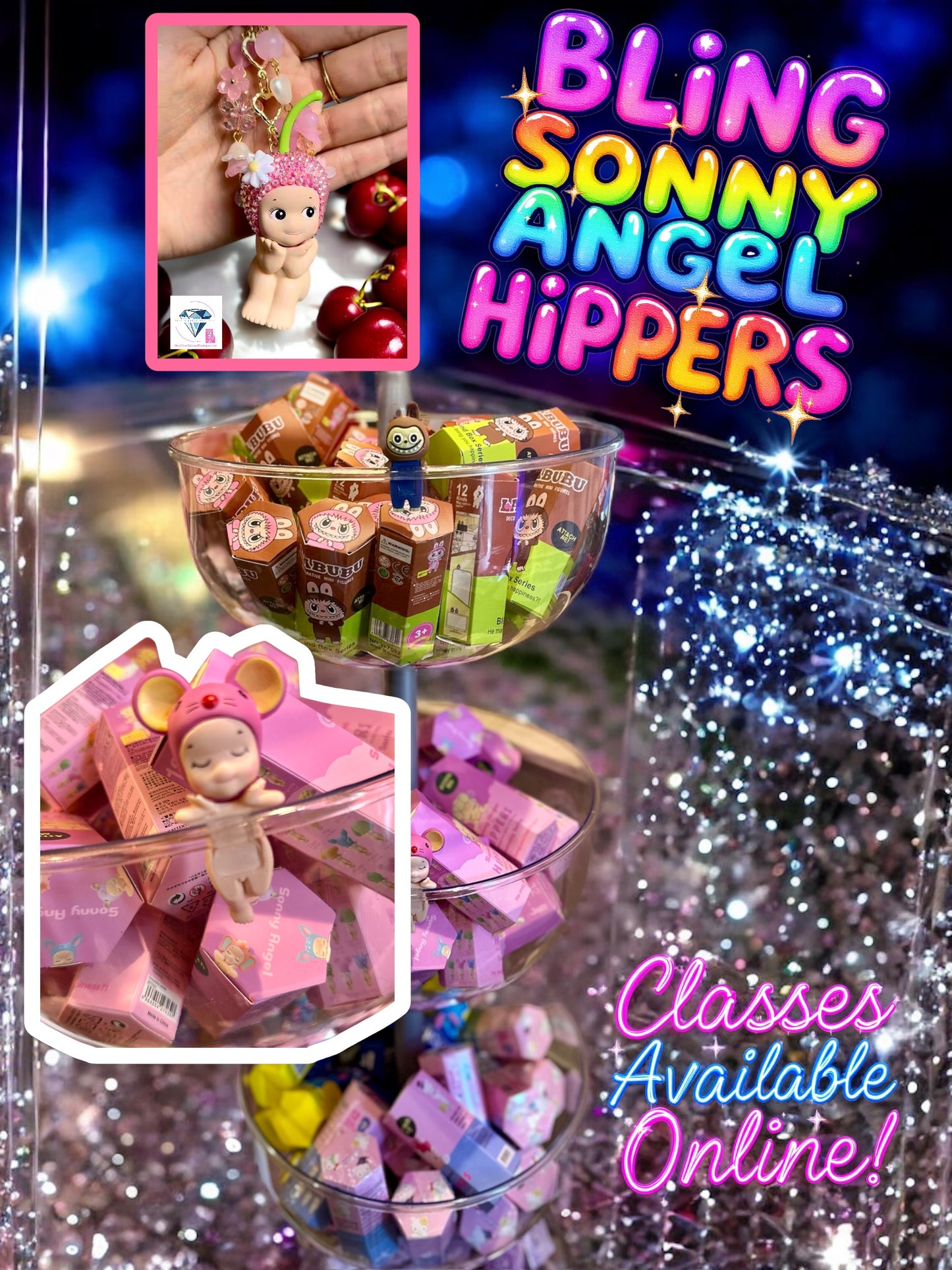 Bling Session: Sonny Angel Hippers Keychain Charm