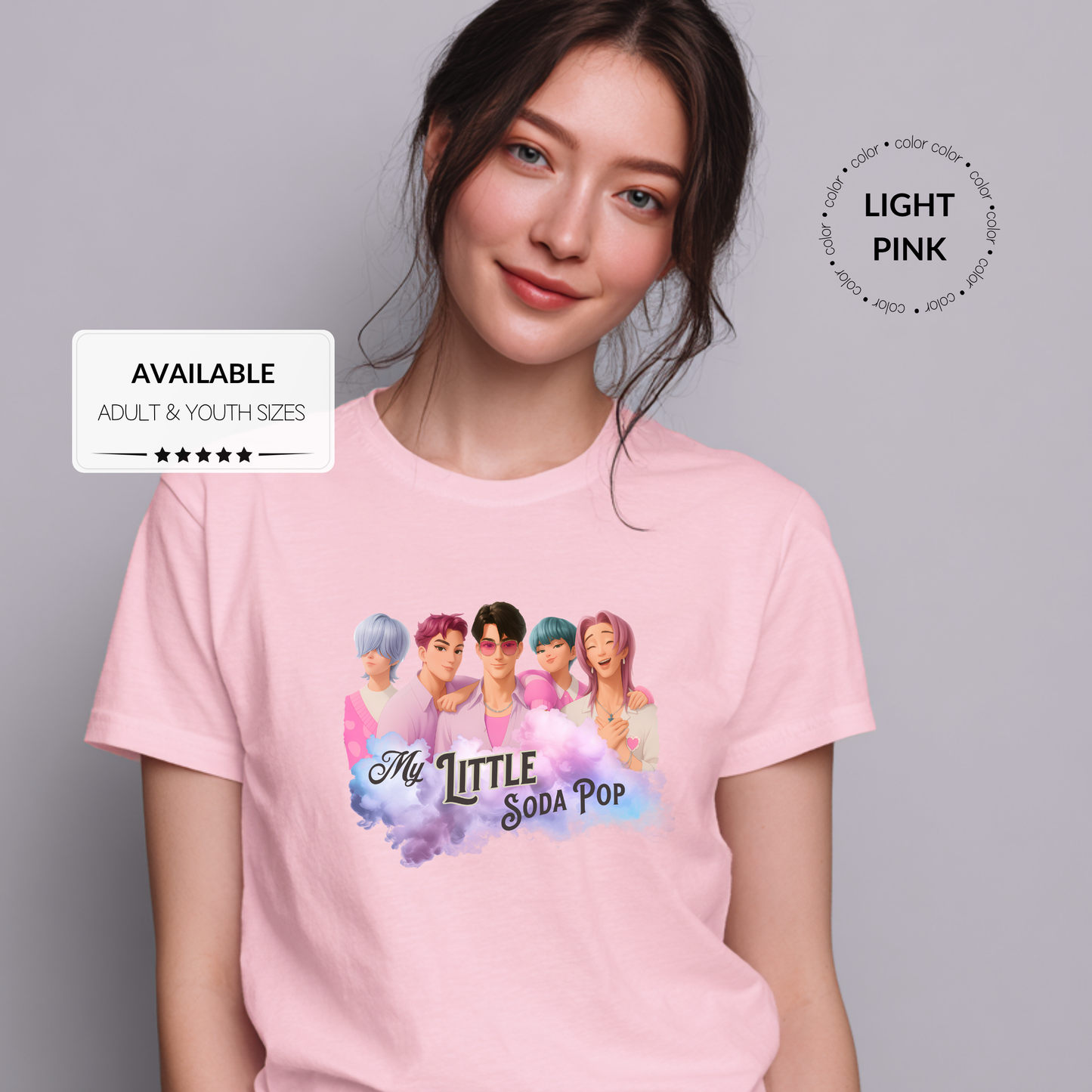 Custom K-Pop Demon Hunter Graphic T-Shirt – Adult & Youth Sizes