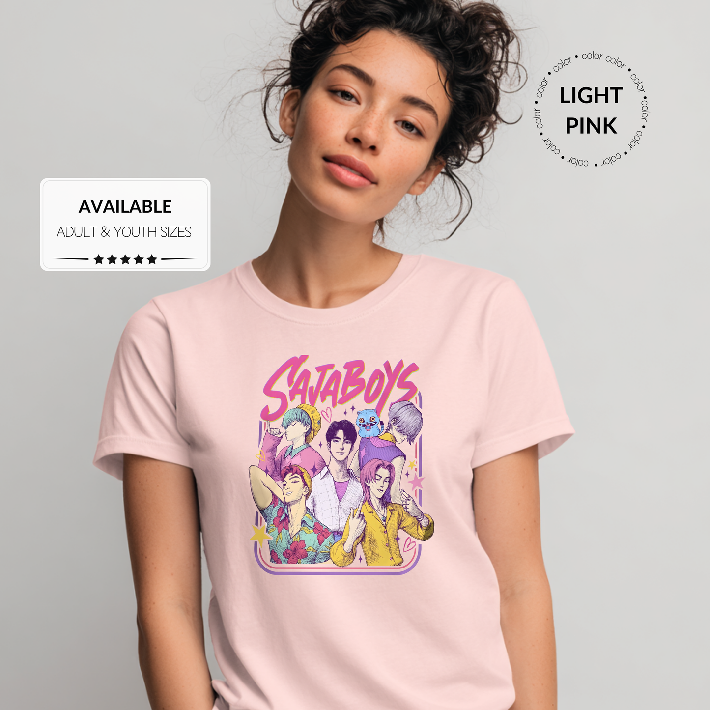 Custom K-Pop Demon Hunter Graphic T-Shirt – Adult & Youth Sizes