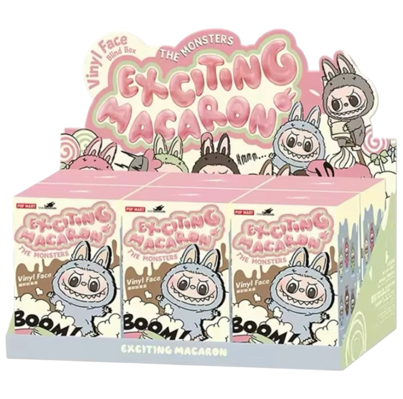 6.5” Labubu The Monsters Blind Box – Heartbeat Macaron Enamel Face Plush