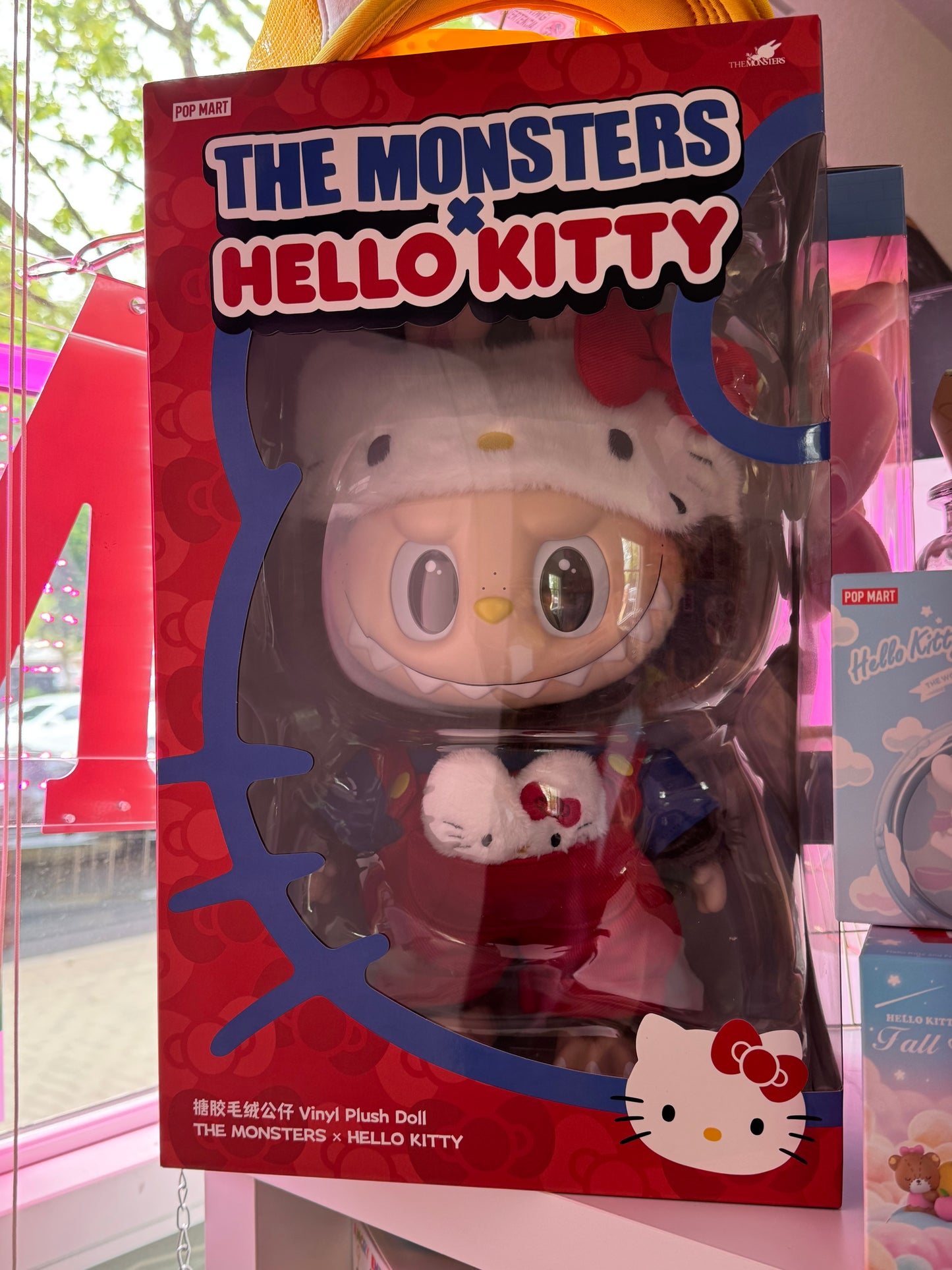 Pop Mart The Monsters: Hello Kitty 15” Vinyl Plush Doll