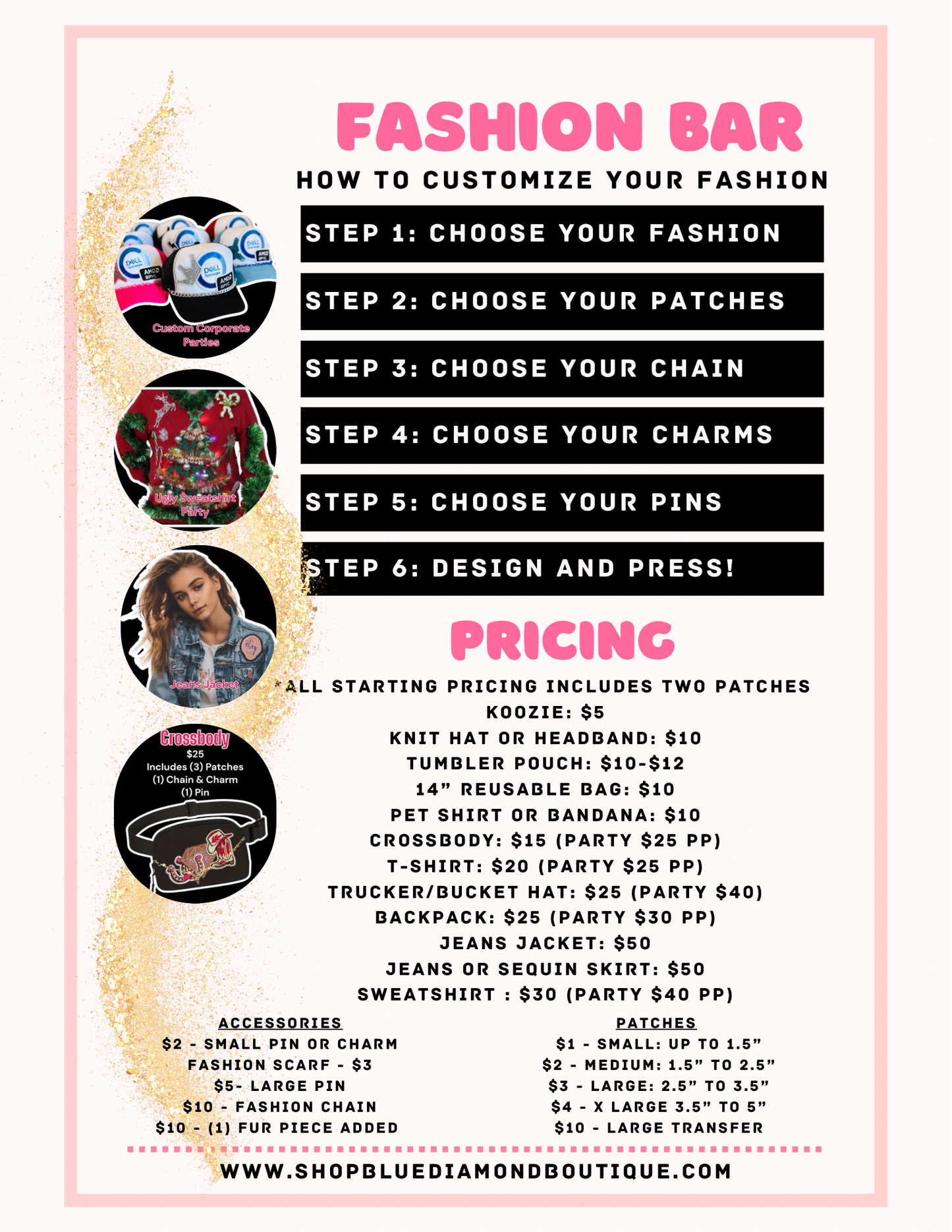 Hat and Fashion Bar Pre-Purchase