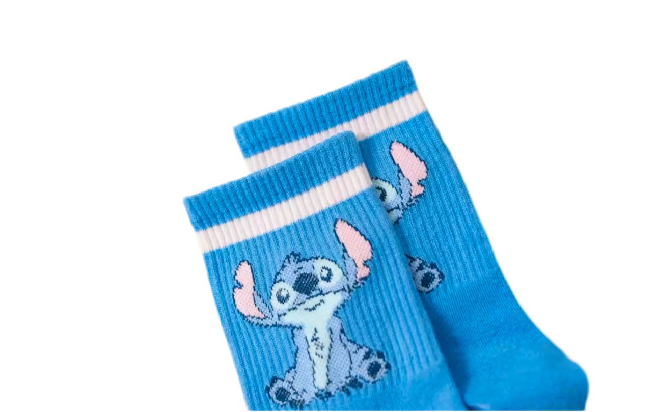 Playful Blue Character Socks - Fun & Cozy Design