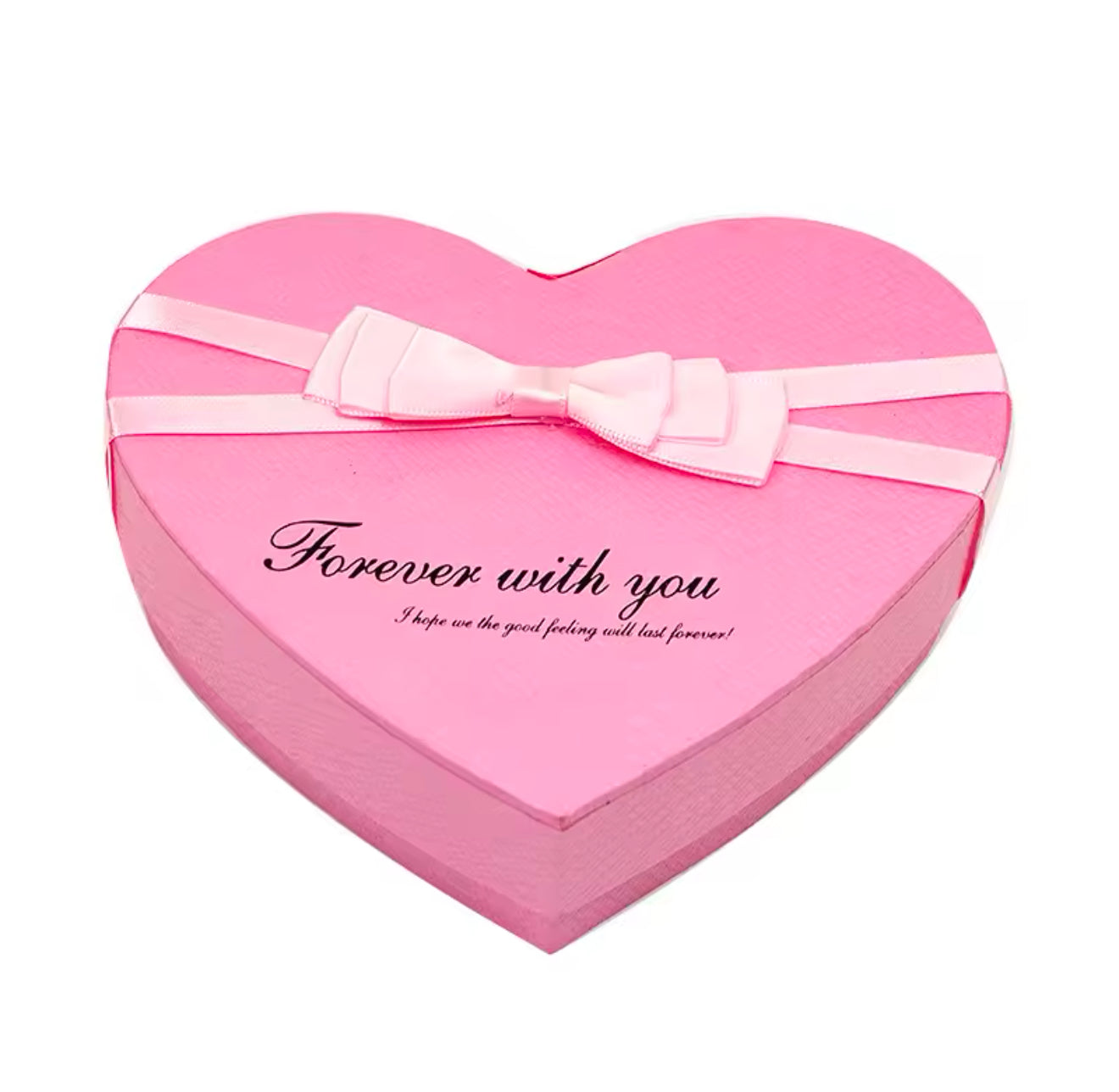 Romantic Pink Rose Soap Flower Gift Box with Bear