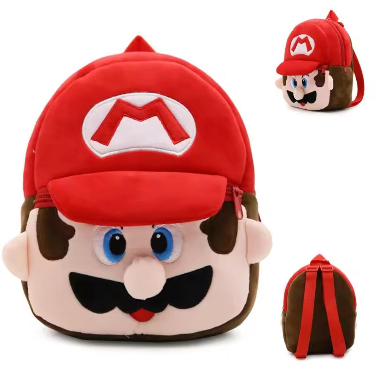 Super Mario Bros. Mario & Luigi Plush Backpack