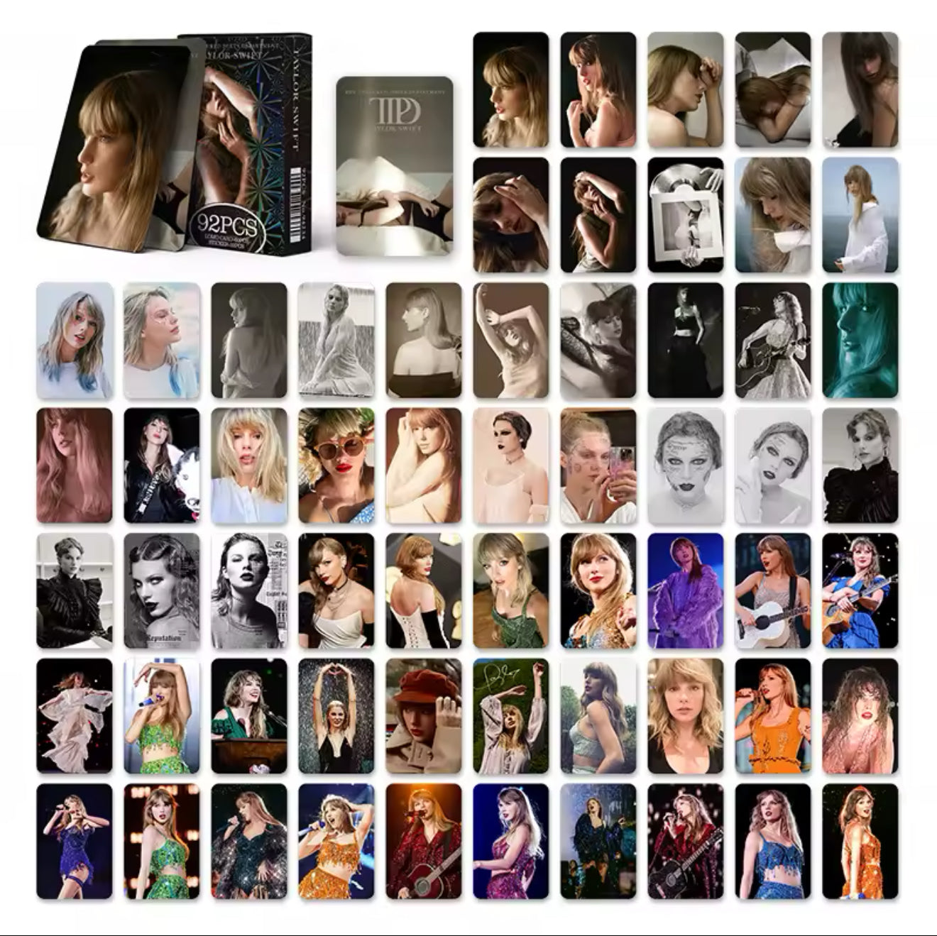 92pc Taylor Swift New Album LOMO Photo Card & Sticker Set
