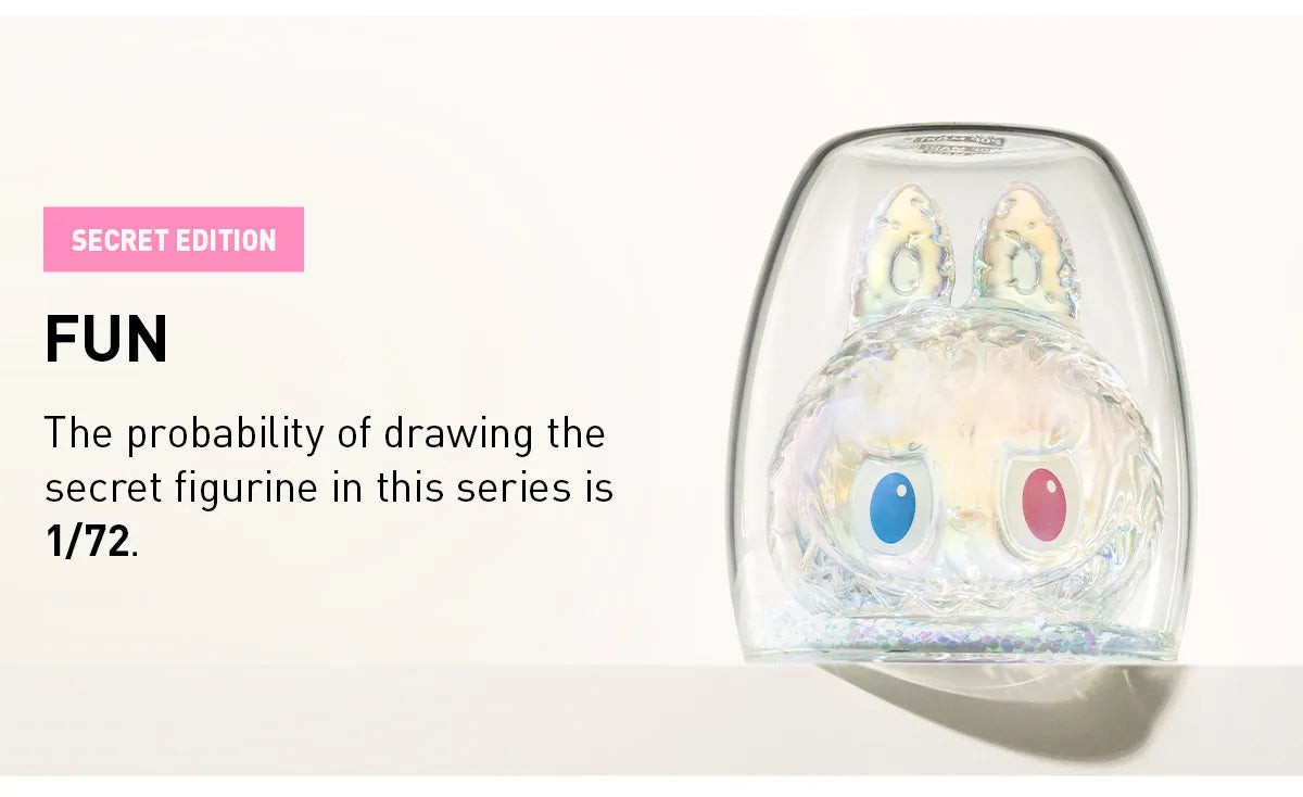 Pop Mart: The Monsters Cheers Series - Double Walled Glass Blind Box