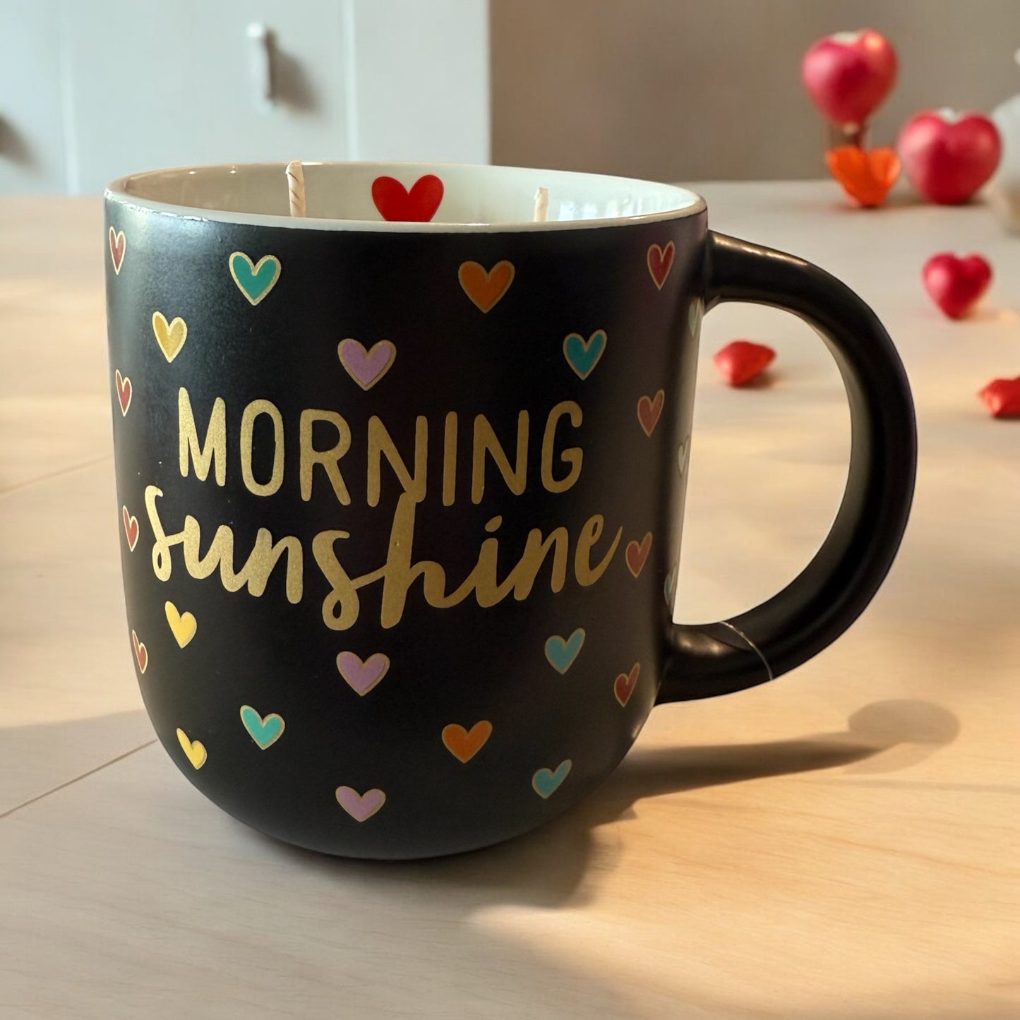 Morning Sunshine Mug Candle – Endless Love Scent, 16 oz