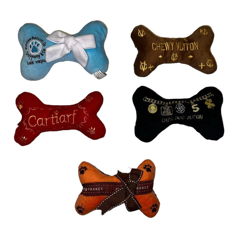 Louie’s Designer Squeaky Toys