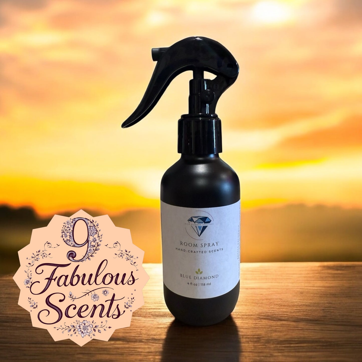 Handcrafted Artisan Room Spray – Premium Scents from Blue Diamond Boutique