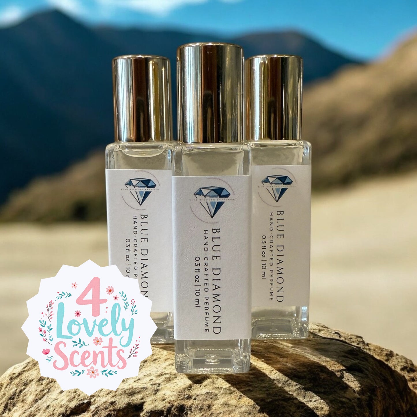 Blue Diamond Boutique Perfume Rollerball – Hand-Crafted Scents