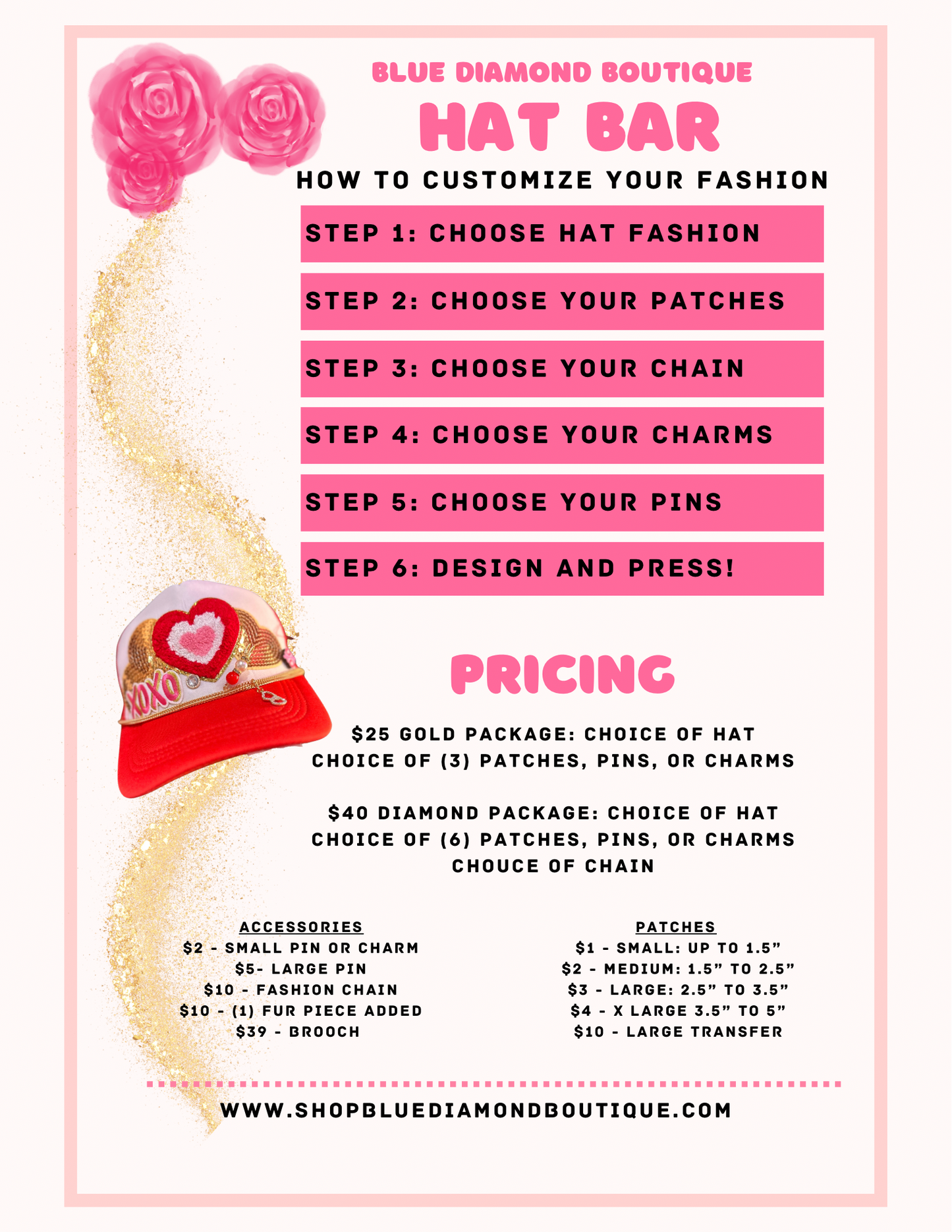 Hat and Fashion Bar Pre-Purchase