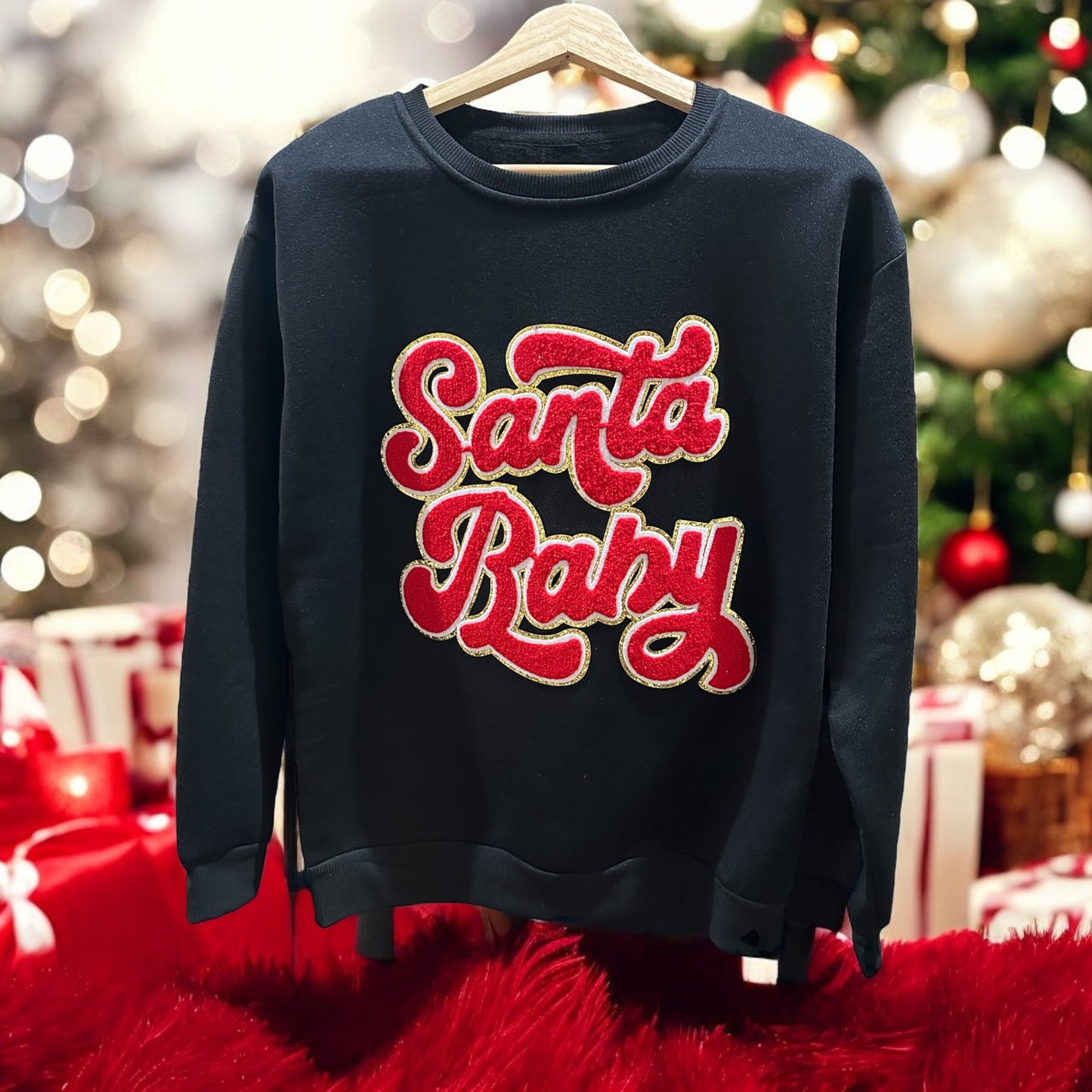 Santa Baby Deluxe Adult Sweatshirt