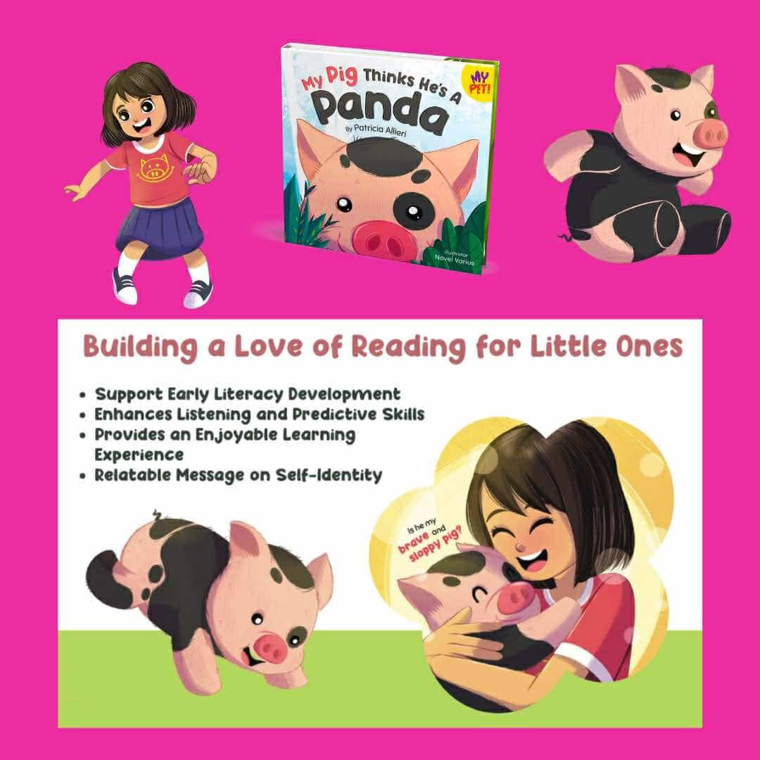 My Pig Thinks He's a Panda: A Rhyming Children's Picture Book for Kids Ages 4 - 8 (My Pet!)
