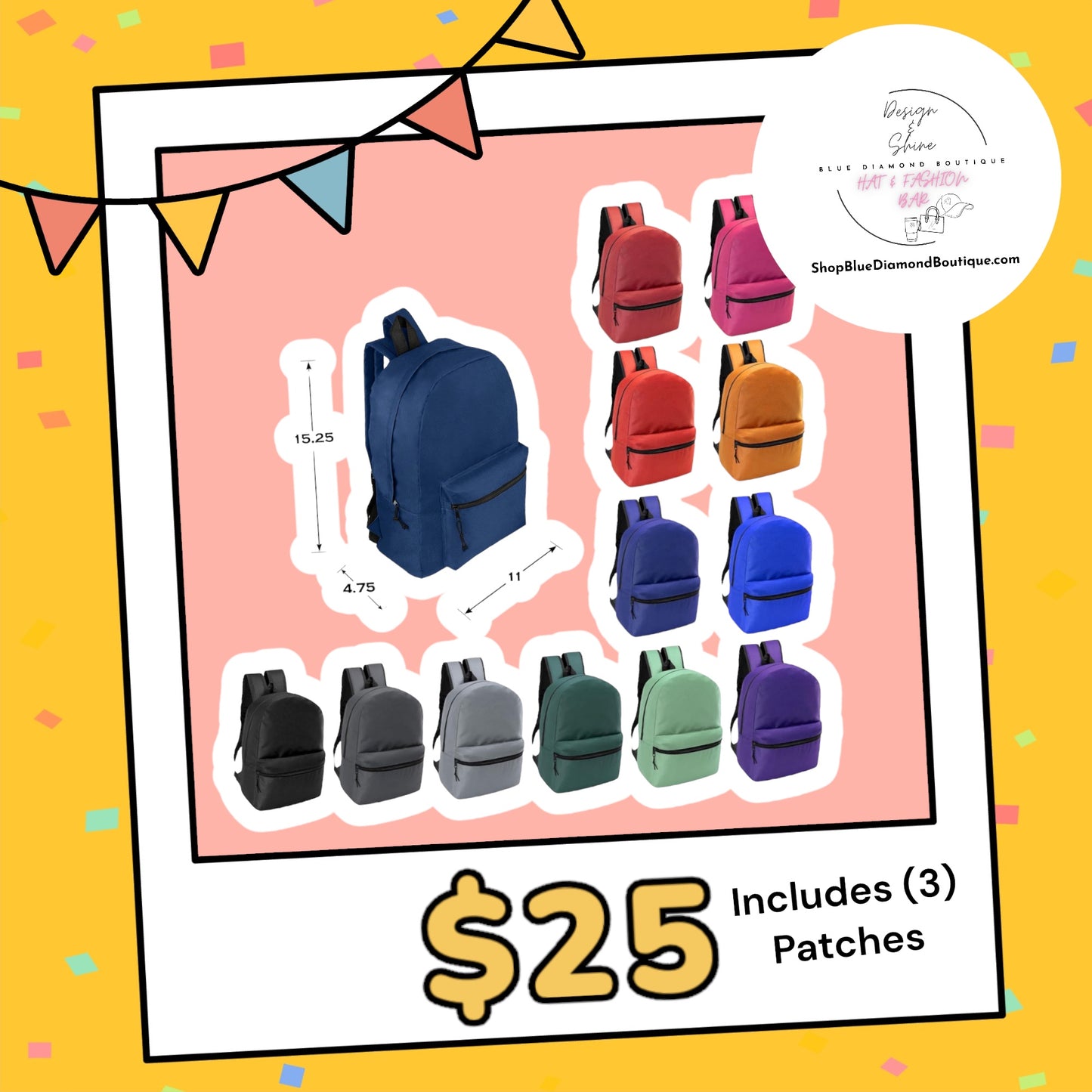 15” & 17” Fashion Backpack