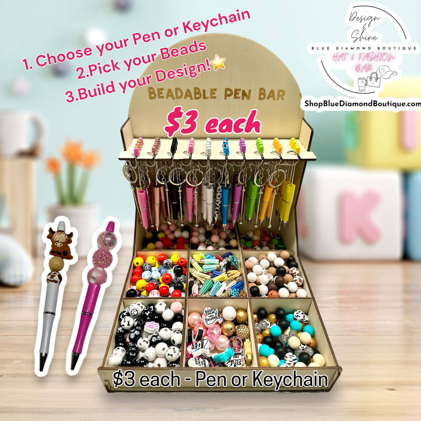 Fashion Pen or Keychain