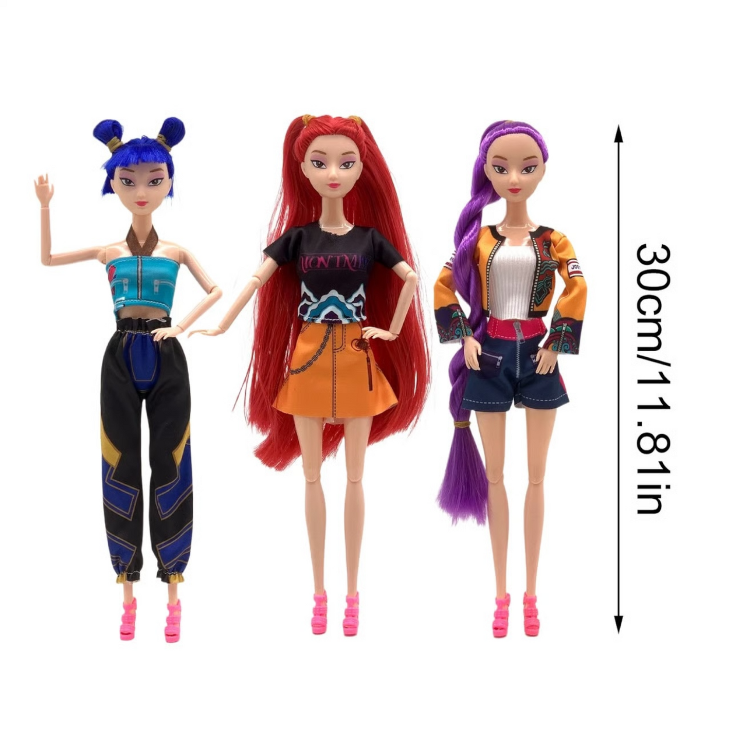 K-Pop Demon Hunter (3) Piece Doll Collection