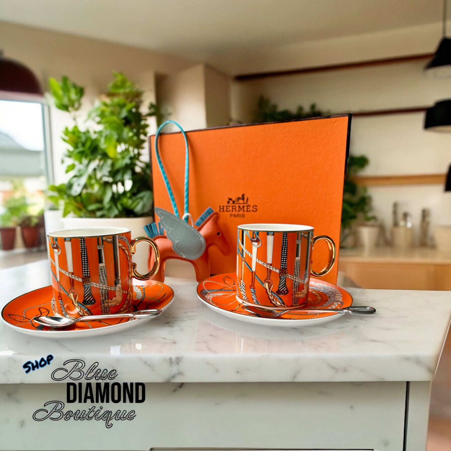 Tea Cup and Saucer Set (Option for Candle)