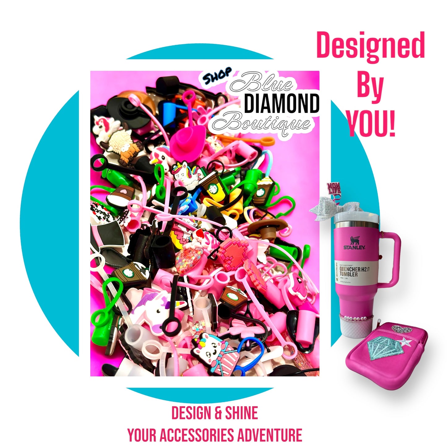 Tumbler Straw Topper