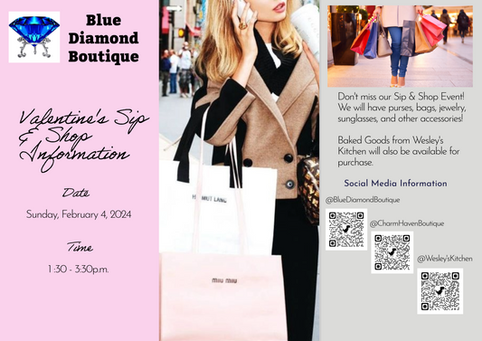 February Sip & Shop