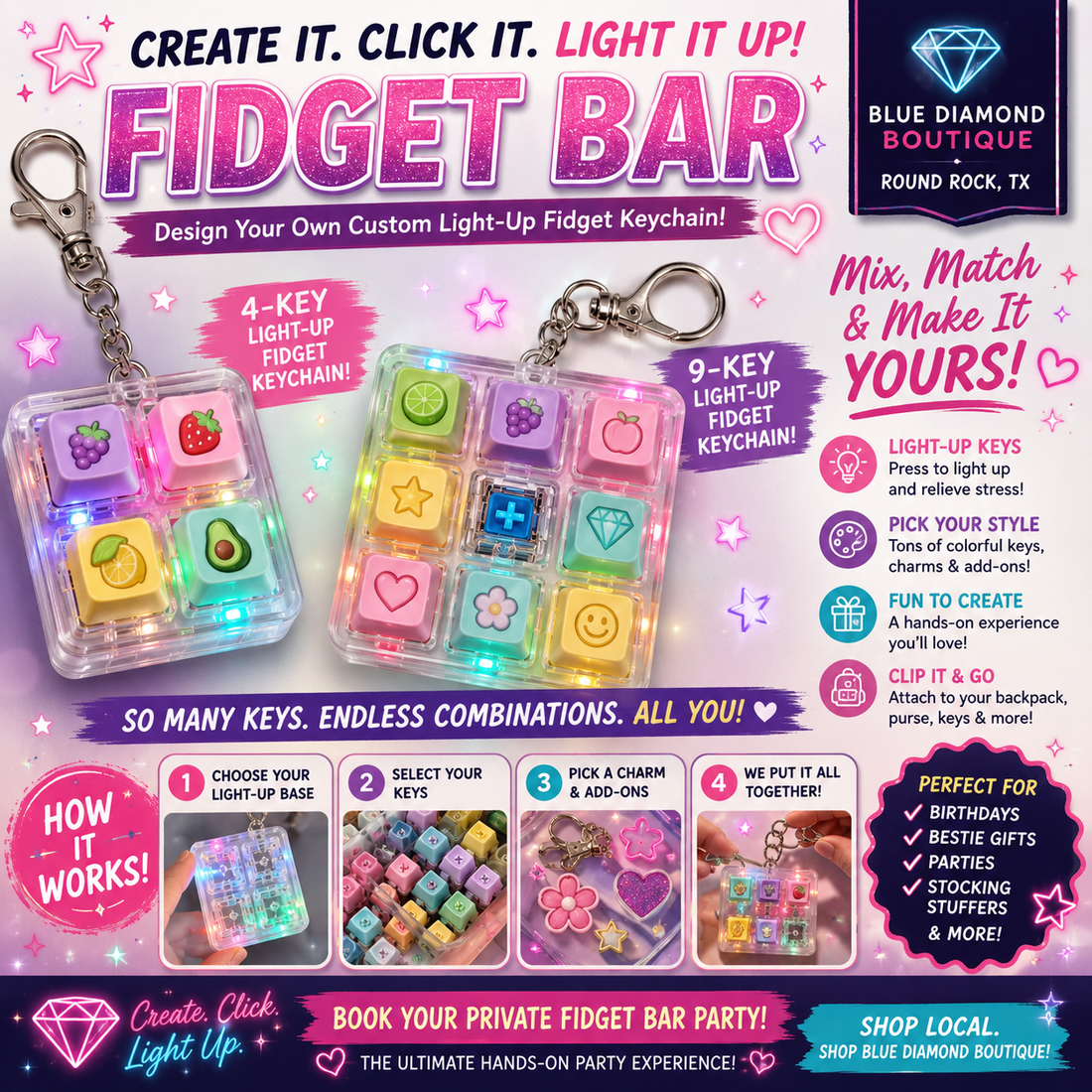 🔥 Why Blue Diamond Boutique Is the Hottest Spot for Fidget Toys in Round Rock