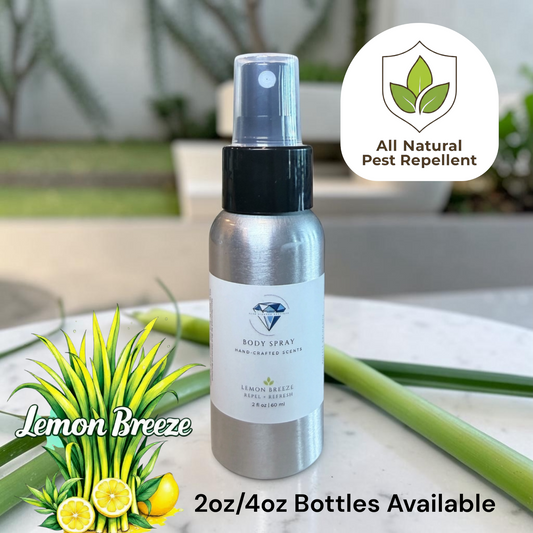 🍋 Lemon Breeze: A Natural Bug Spray Handmade in Round Rock, Texas