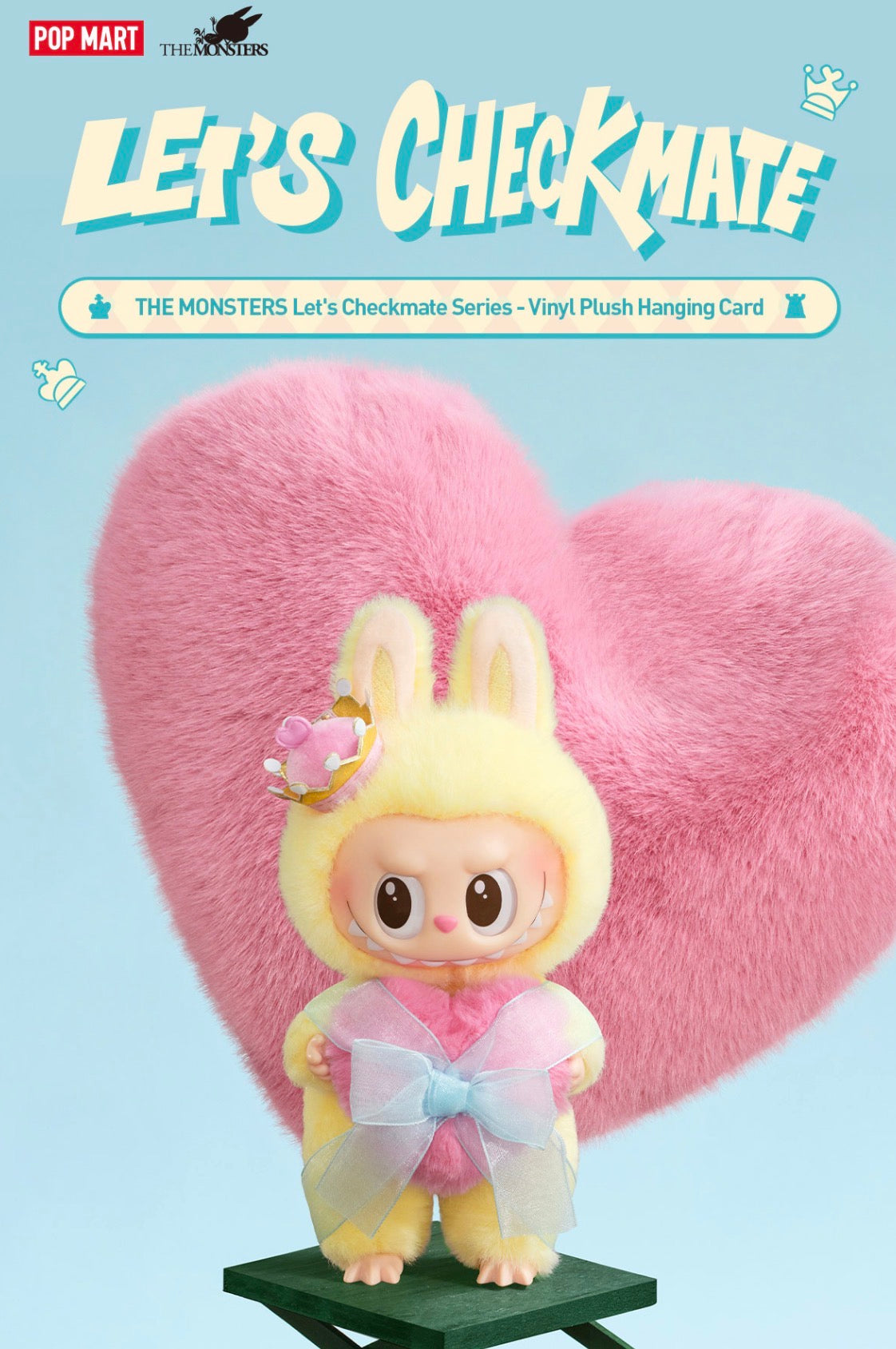 Pop Mart: The Monsters Let’s Checkmate Bond Plush Pendant
