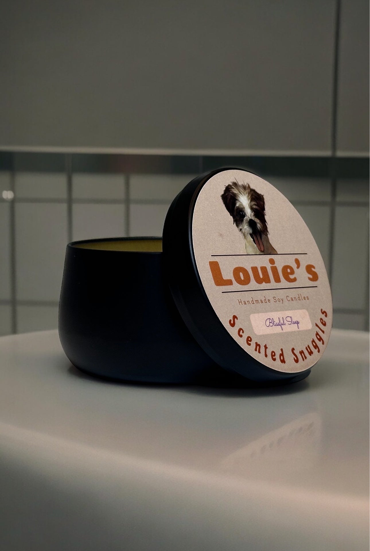 Louie’s Scented Snuggles Soy Candle - Blissful Sleep