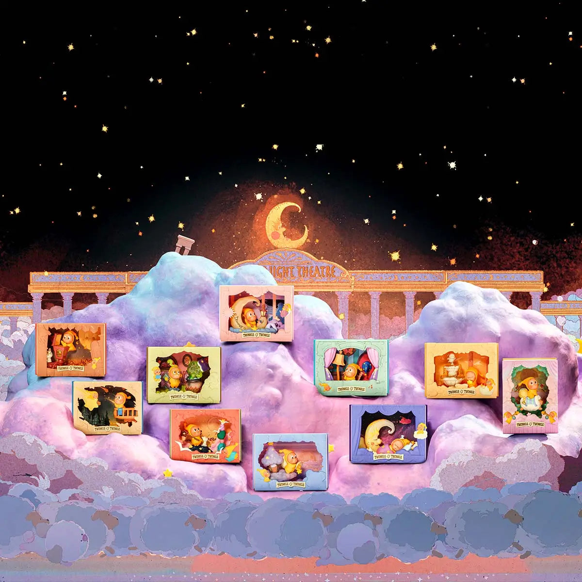 Pop Mart: Twinkle Twinkle Light Up Series Scene Sets