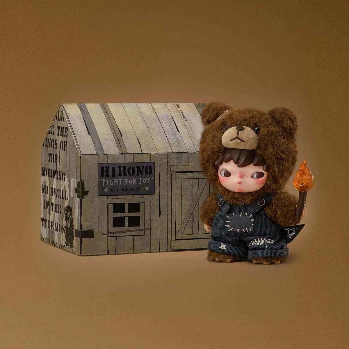 Pop Mart Hirono Fight for Joy Plush Hanging Card