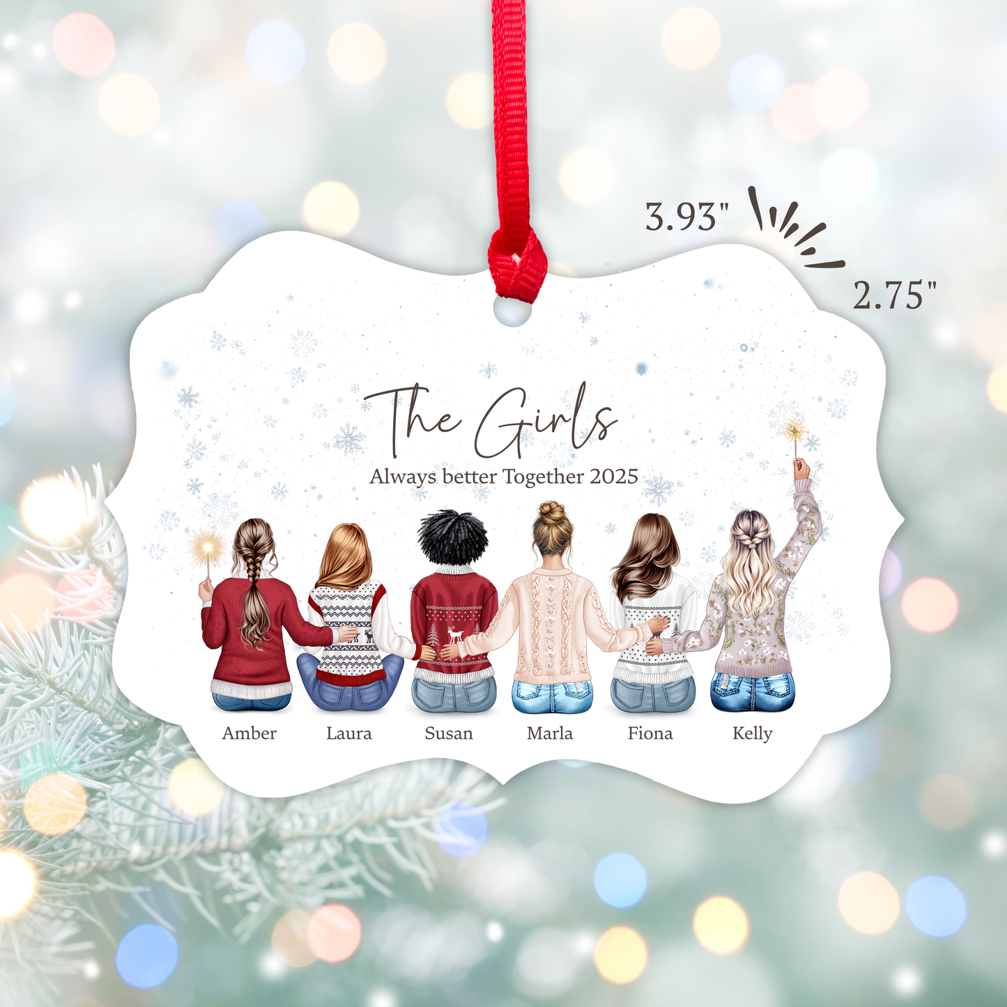 Customizable Friend Ornament