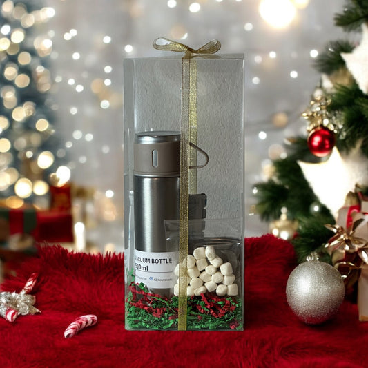 Customizable Hot Cocoa Thermos Gift Set