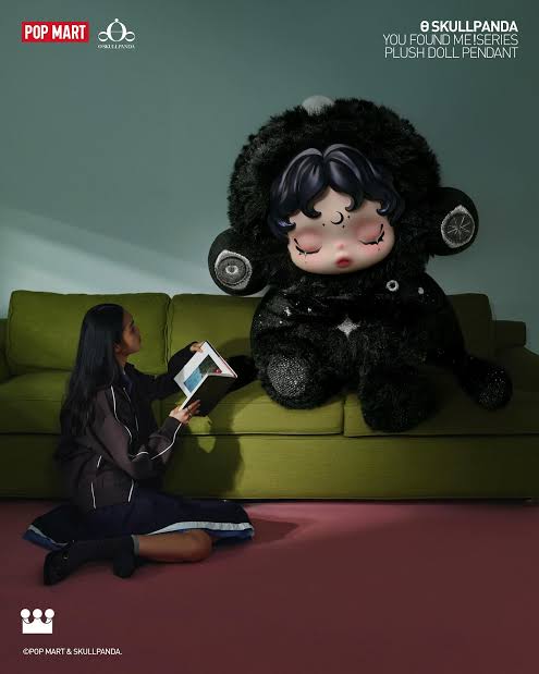 Pop Mart: Skullpanda You Found Me Vinyl Plush Pendant