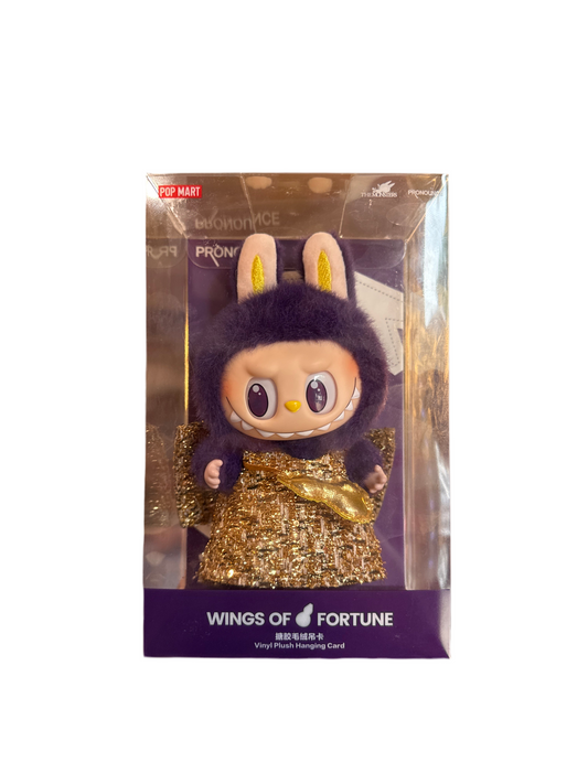 Pop Mart The Monsters Wings of Fortune Vinyl Plush Hanging Card