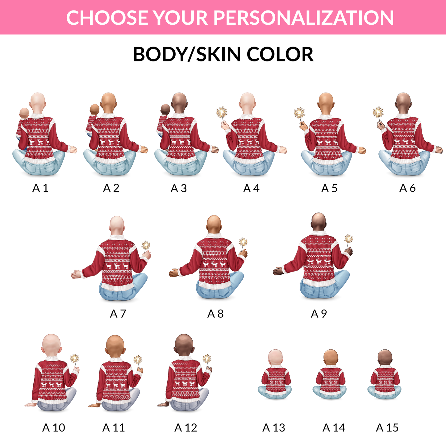 Customizable Family Ornament