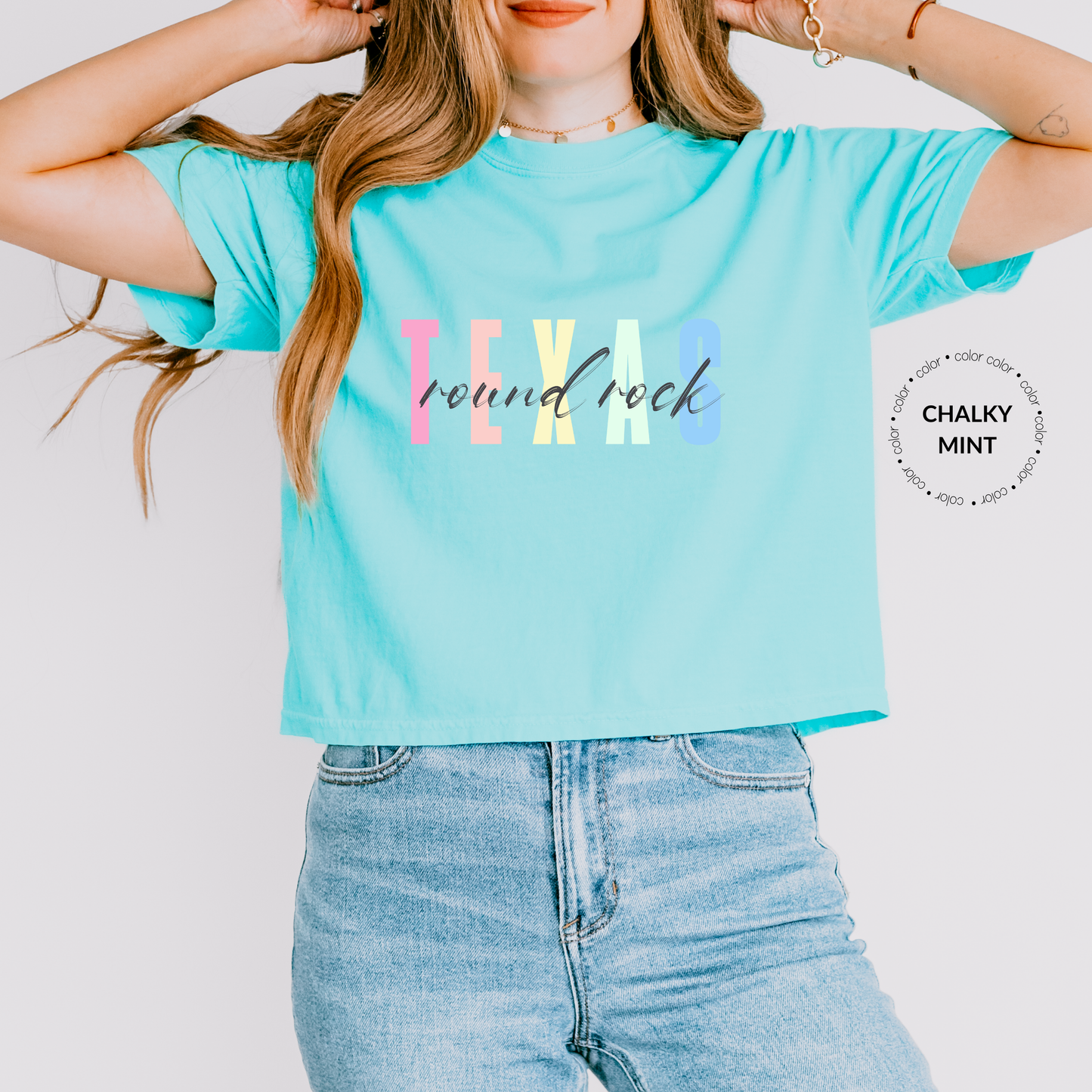 Custom City of Round Rock Graphic Comfort Color T-Shirt
