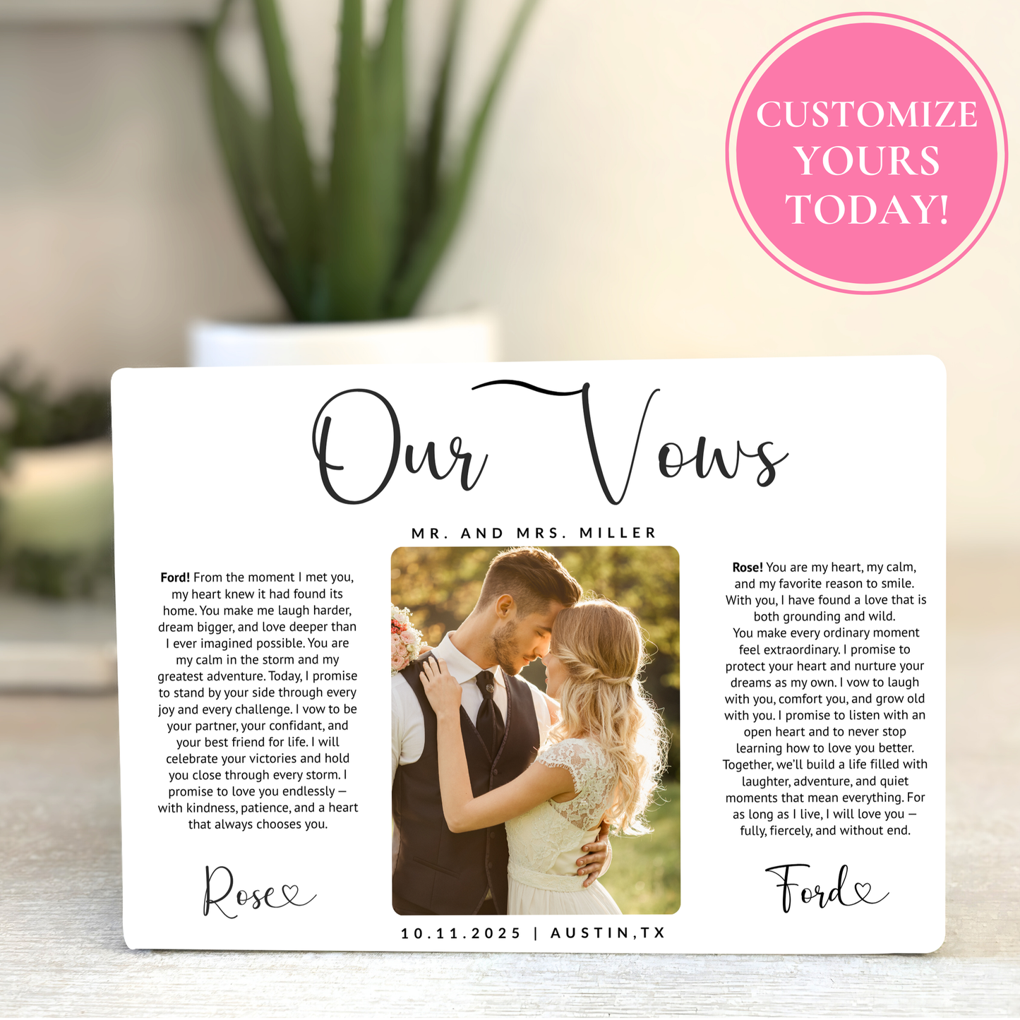 Custom Married Panel