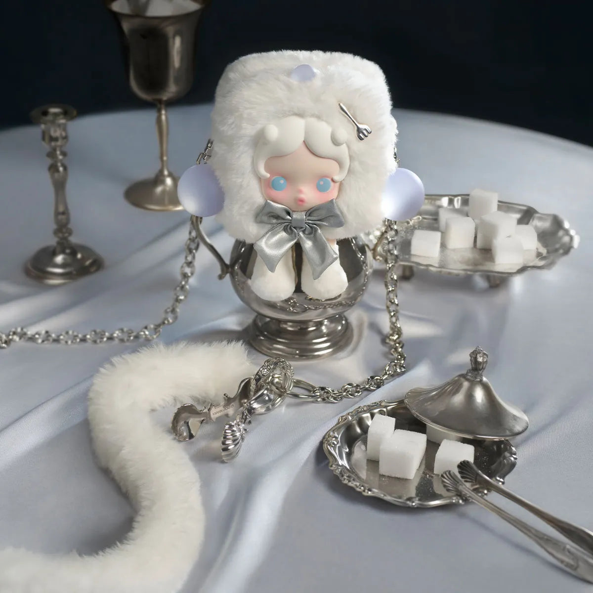Pop Mart Skullpanda The Feast Begins The Sugar Tongs Mini Bag