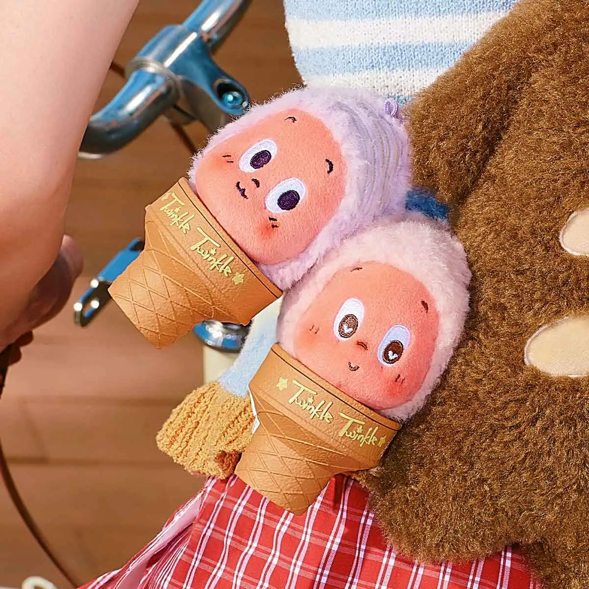 Pop Mart Twinkle Twinkle Moon Gelato Ice Cream Plush Pendant