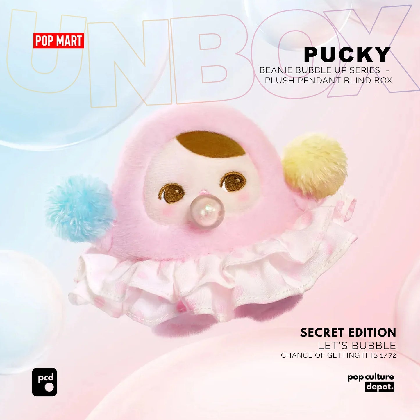 Pop Mart Pucky Beanie Bubble Up