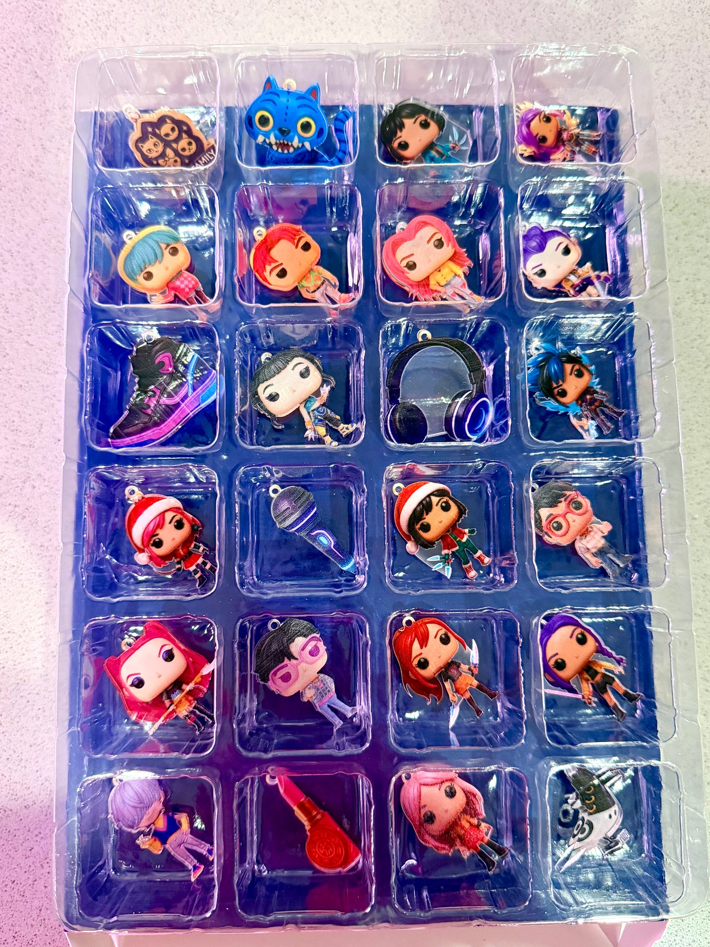 K-Pop Demon Hunters Keychain Advent Calendar