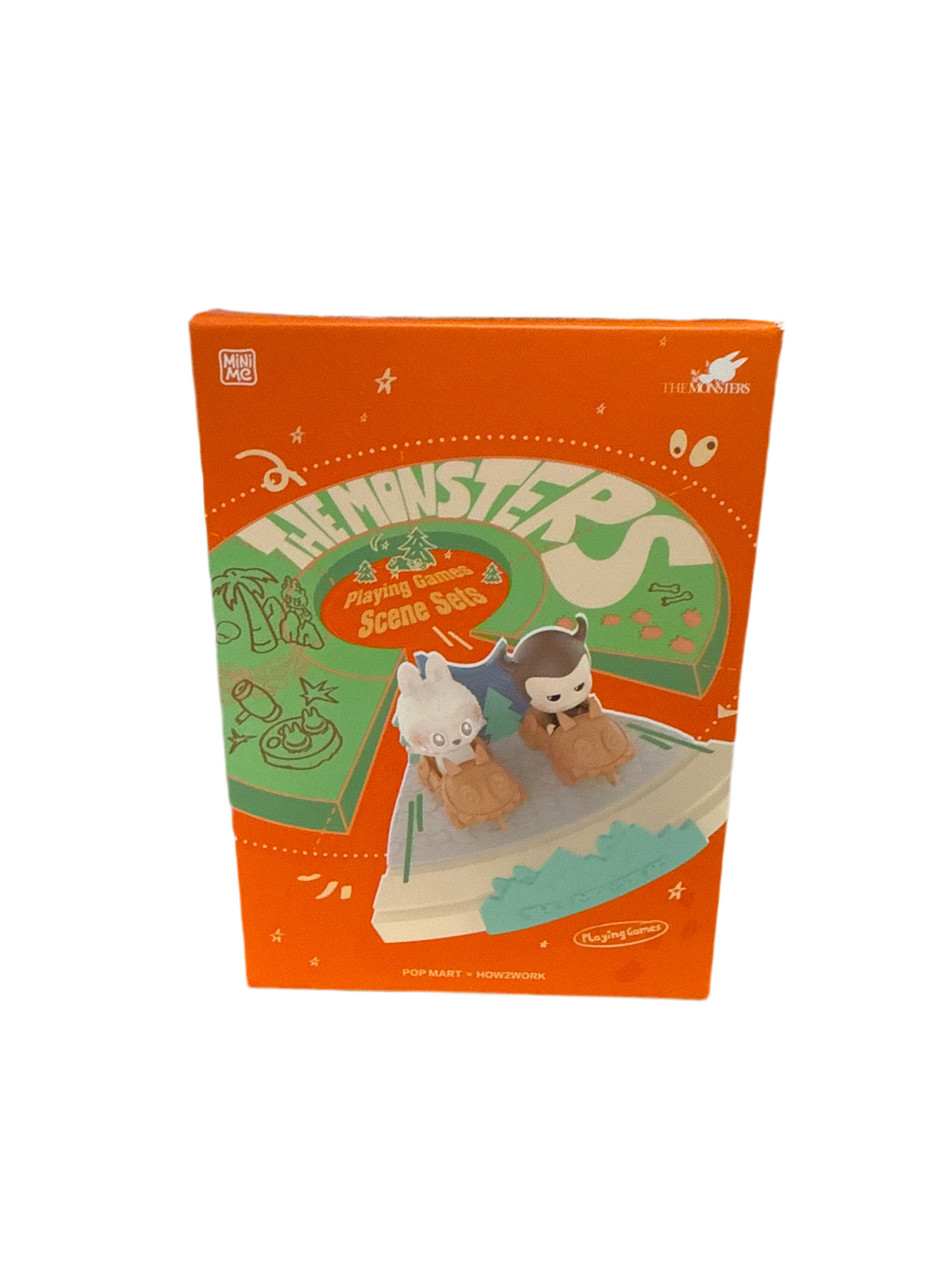 Pop Mart: The Monsters Labubu Playing Games Scene Set