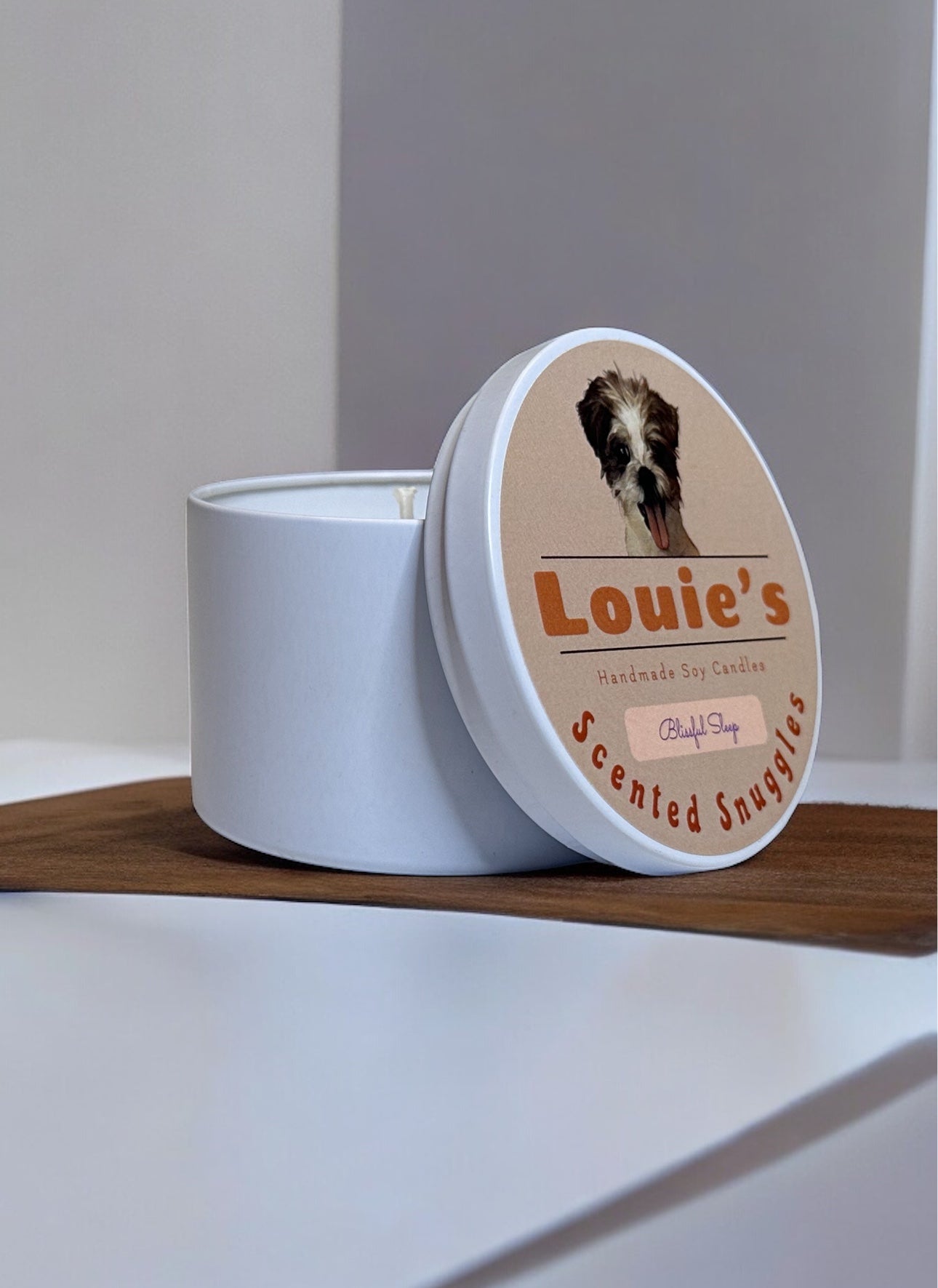 Louie’s Scented Snuggles Soy Candle - Blissful Sleep