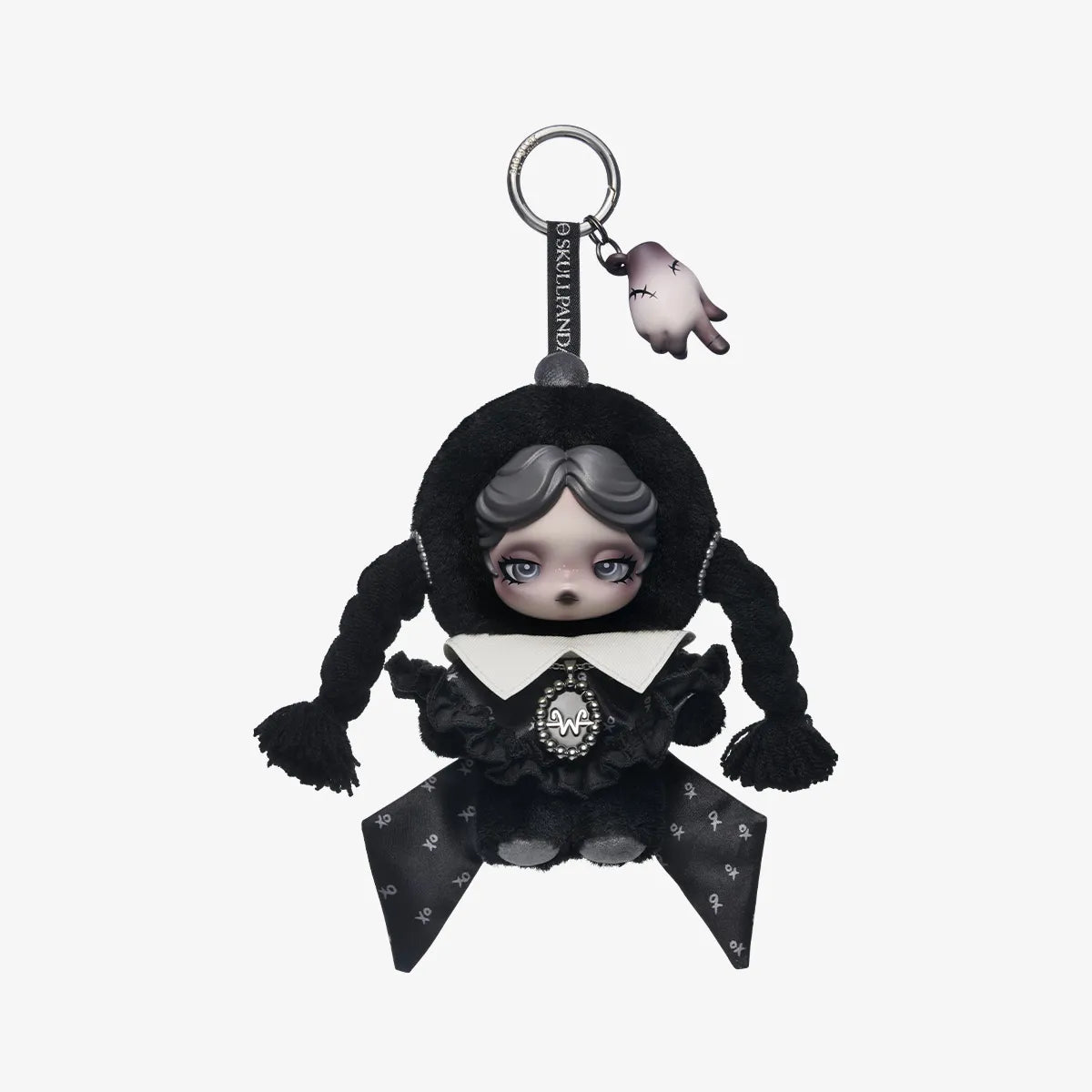 Pop Mart Skullpanda X Wednesday Plush Pendant
