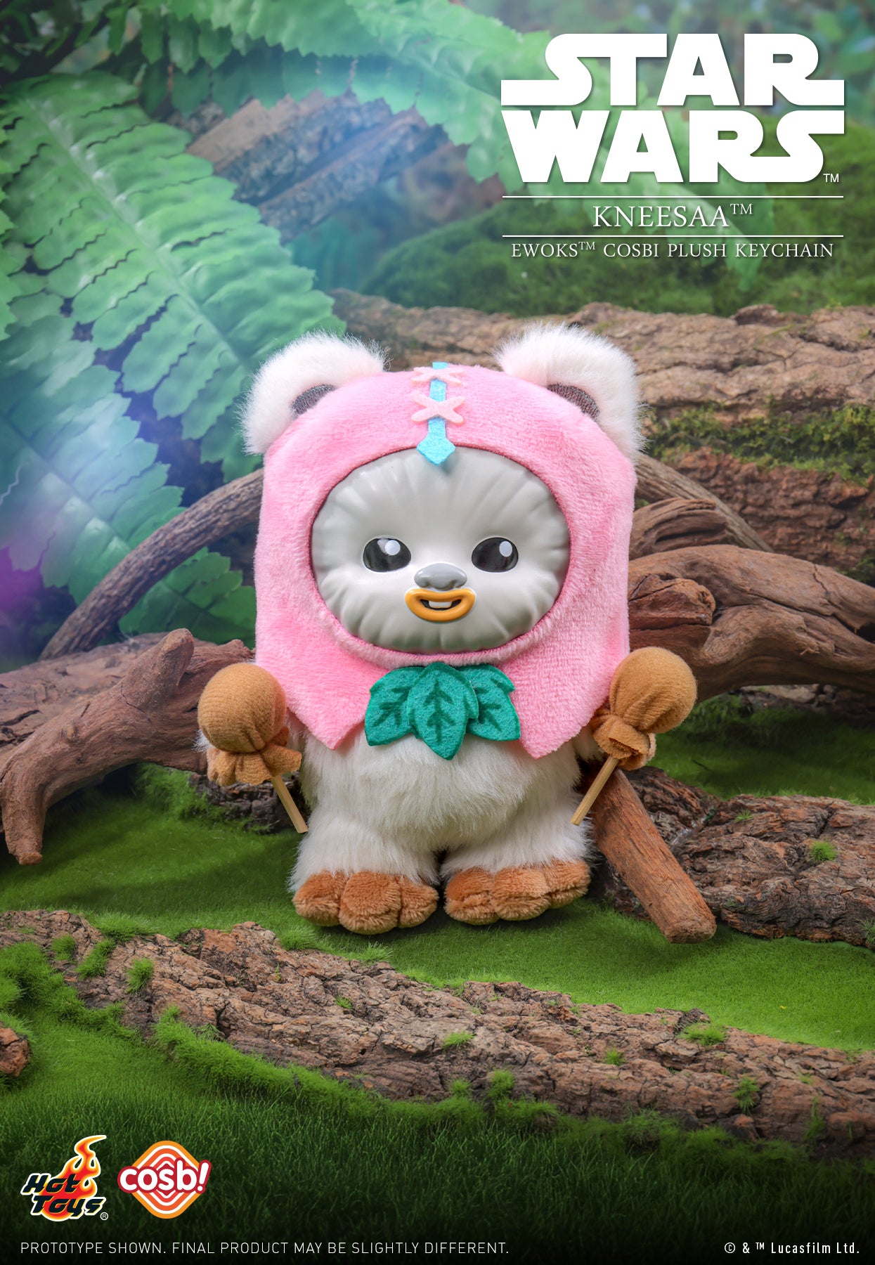Star Wars Ewoks Cosbi Plush Keychain Blind Box