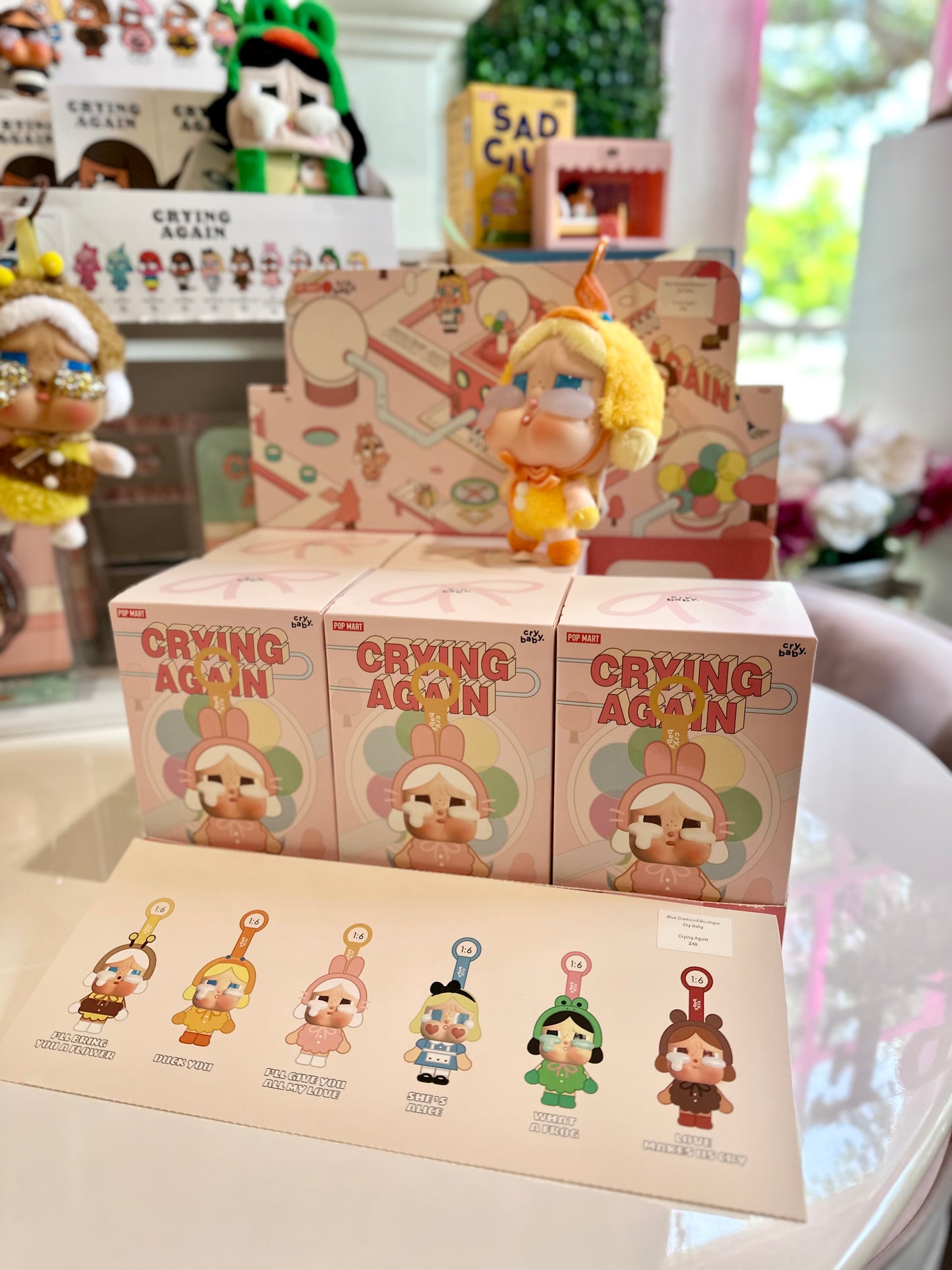 Pop Mart: Cry Baby Crying Again Plush Pendant