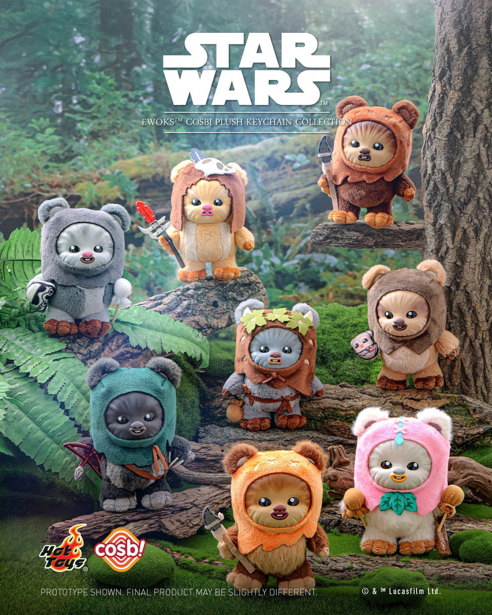 Star Wars Ewoks Cosbi Plush Keychain Blind Box